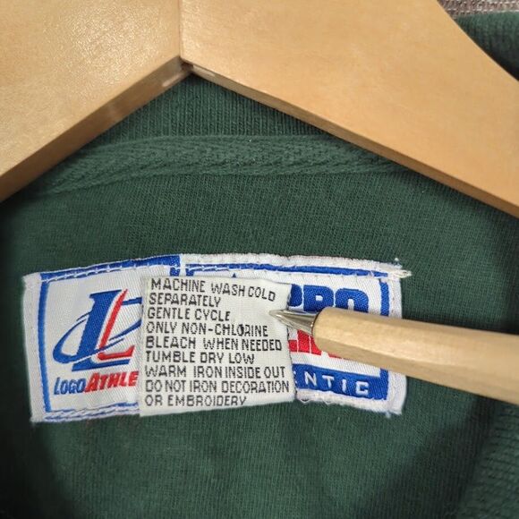 Vintage Green Bay Packers NFL Pro Line Short Sleeve‎ Green Polo Shirt Men's XL - Picture 6 of 10